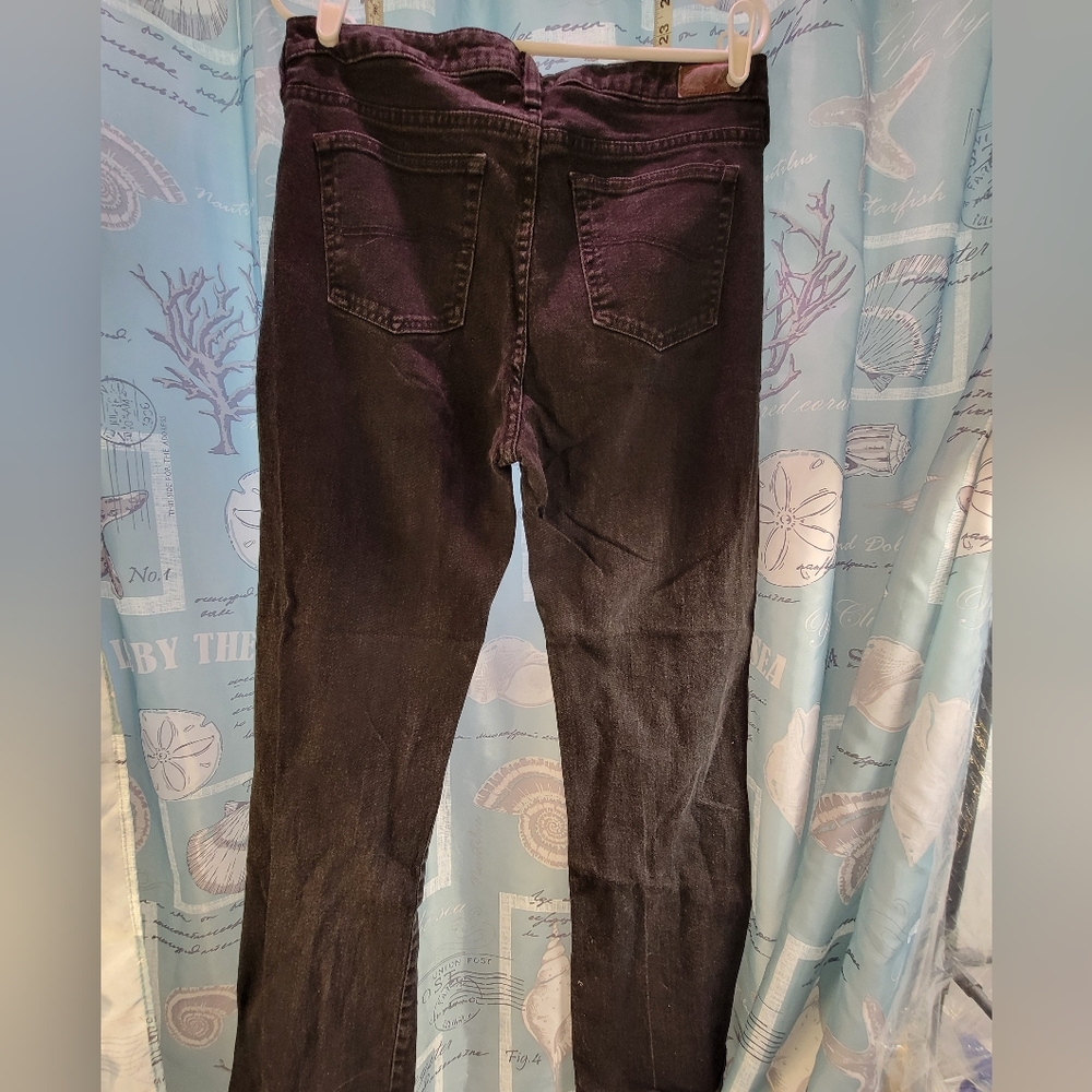 Lee Size 14 Medium Black Bootcut Jeans EUC • Classic Denim 99% Cotton W/ Pockets